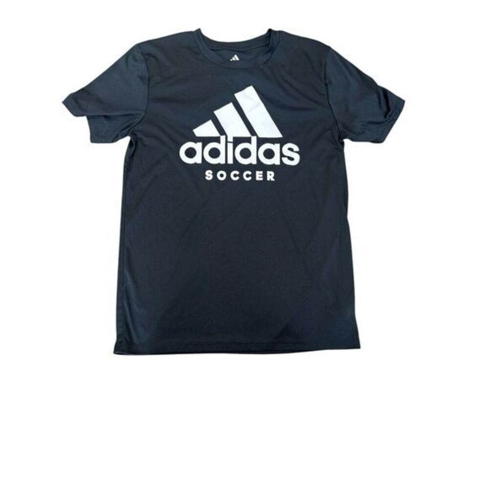 Adidas‎ Youth Soccer Logo Tee Black Size 18/20 XL Climalite